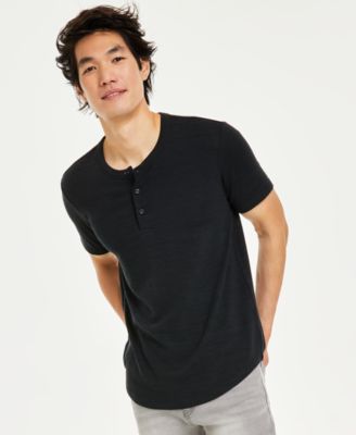 And Now This - Men's Short-Sleeve Henley Shirt