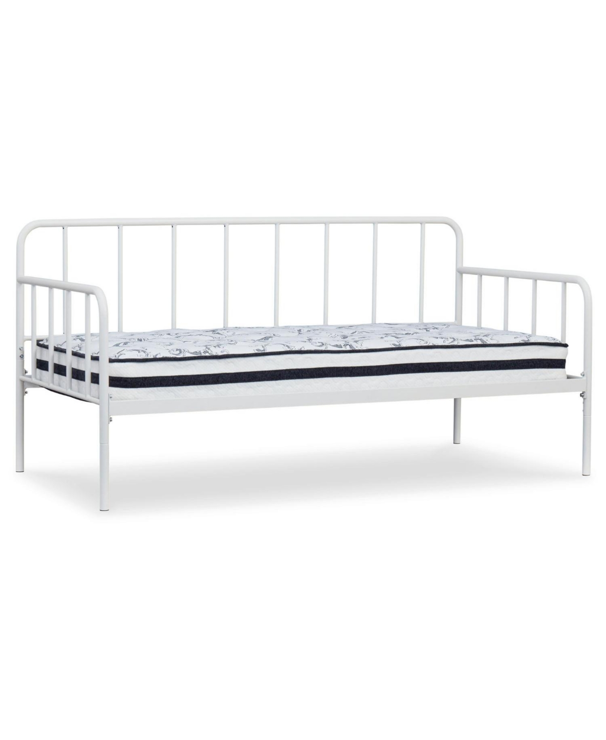 Signature Design By Ashley Trentlore Twin Metal Day Bed W/platform In White