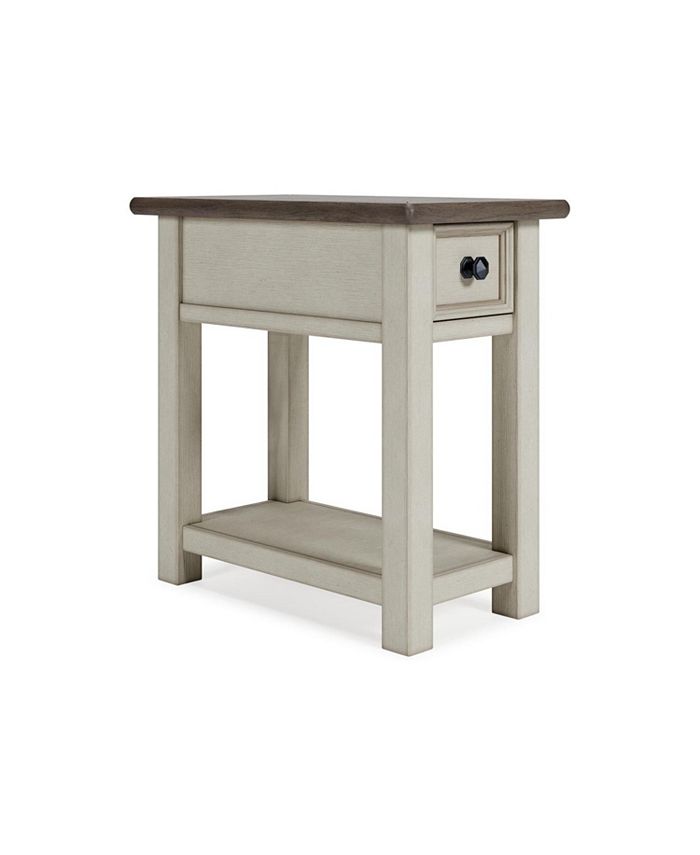 Signature Design By Ashley Bolanburg Chair Side End Table - Macy's