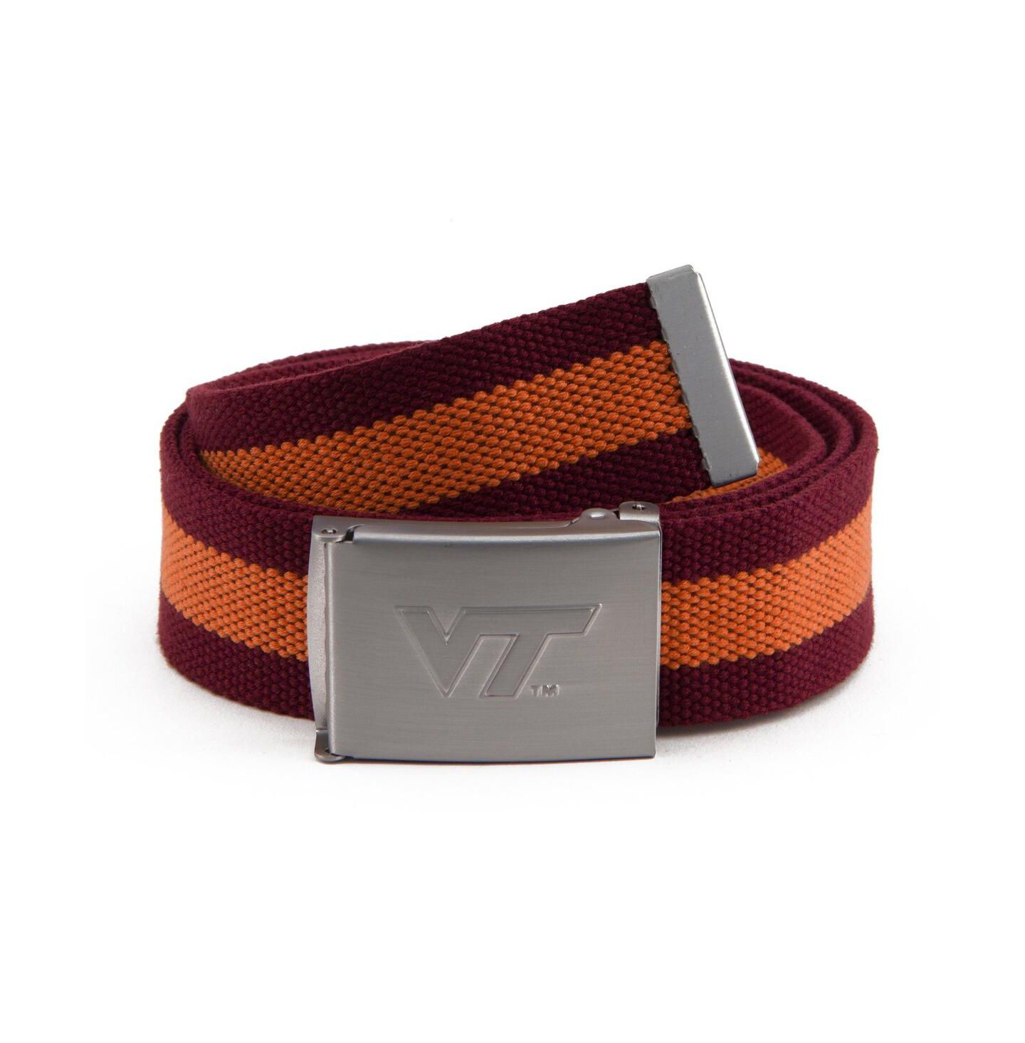 Мужской ремень Eagles Wings Virginia Tech Hokies Fabric Belt — фото 1