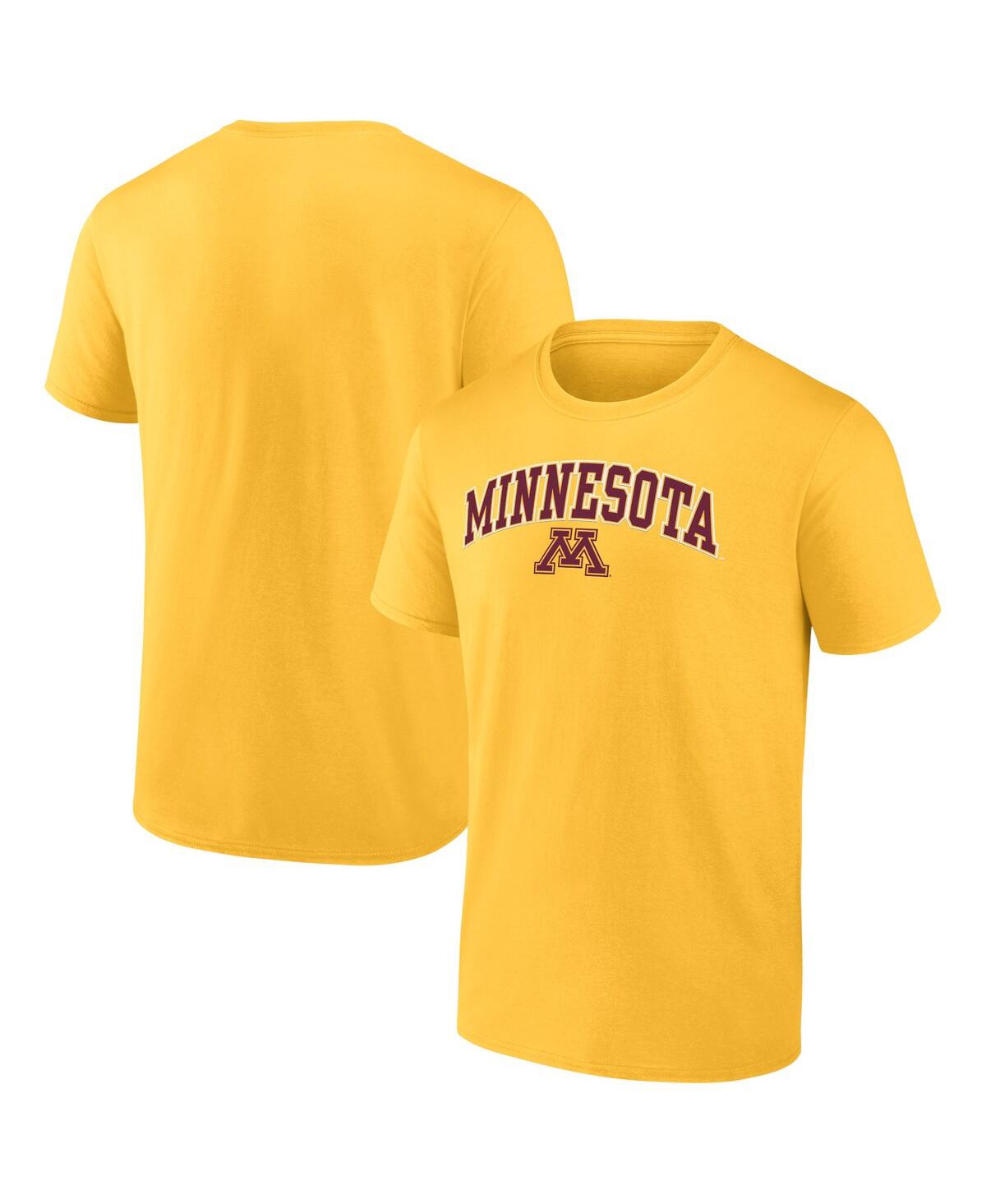 Fanatics Men's  Gold Minnesota Golden Gophers Campus T-shirt