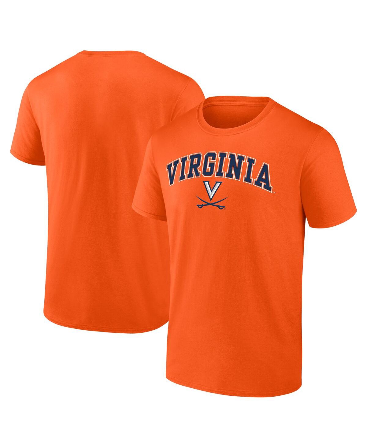Fanatics Men's  Orange Virginia Cavaliers Campus T-shirt