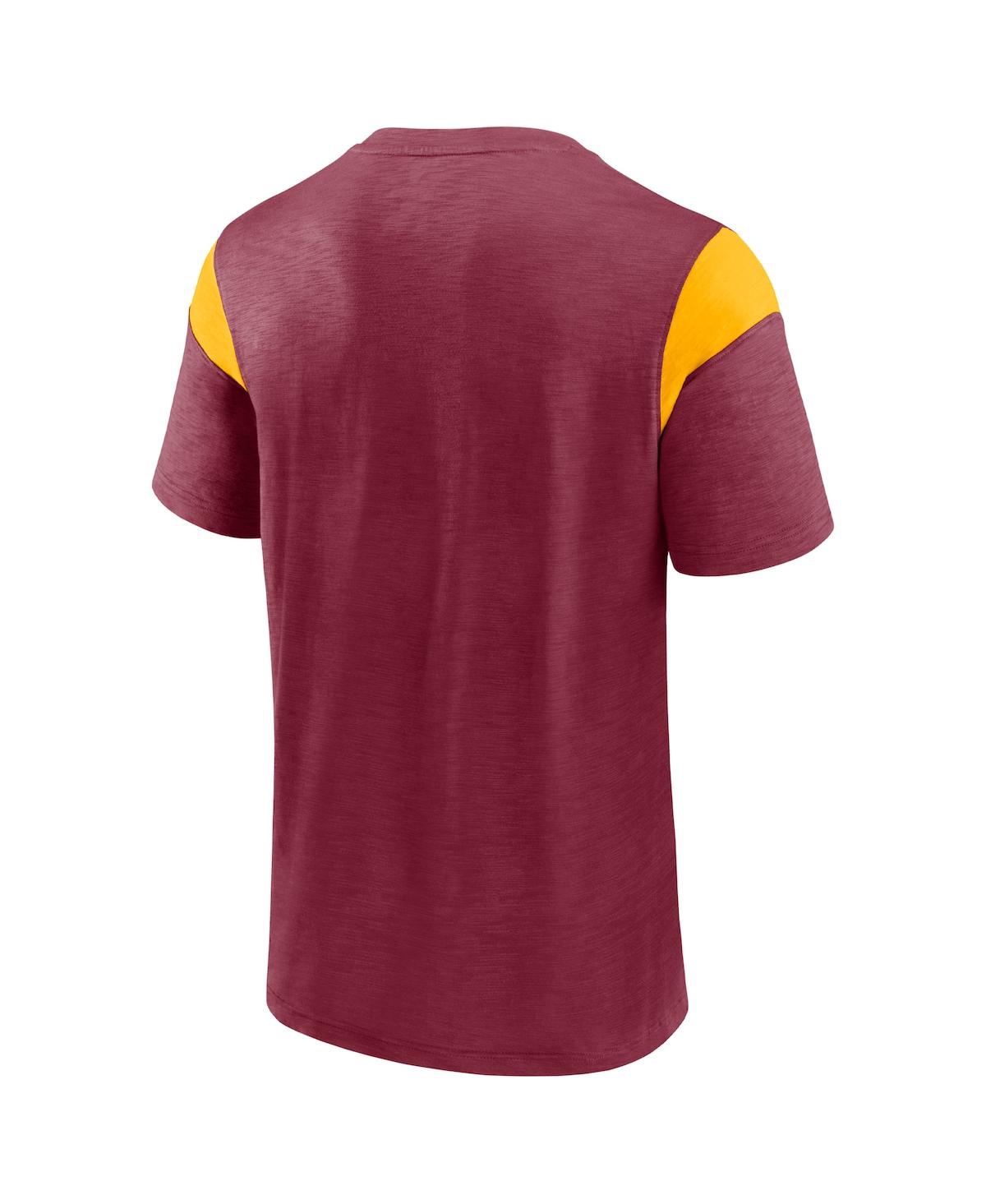 Shop Fanatics Men's  Burgundy Washington Commanders Home Stretch Team T-shirt