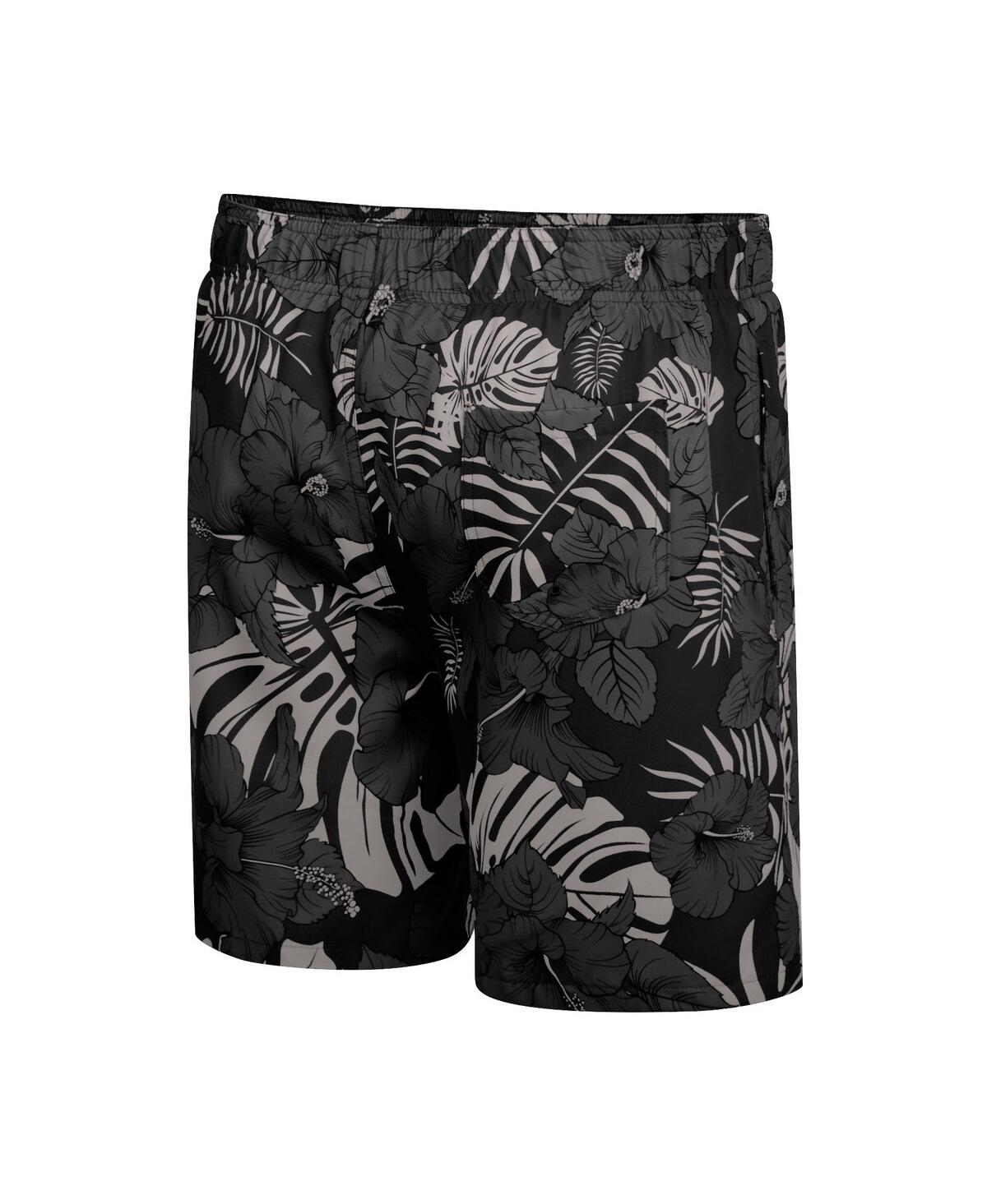 Shop Colosseum Men's  Black Colorado Buffaloes The Dude Swim Shorts