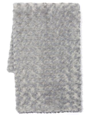 Baby Boys or Baby Girls Curly Plush Blanket, 2 Piece Set