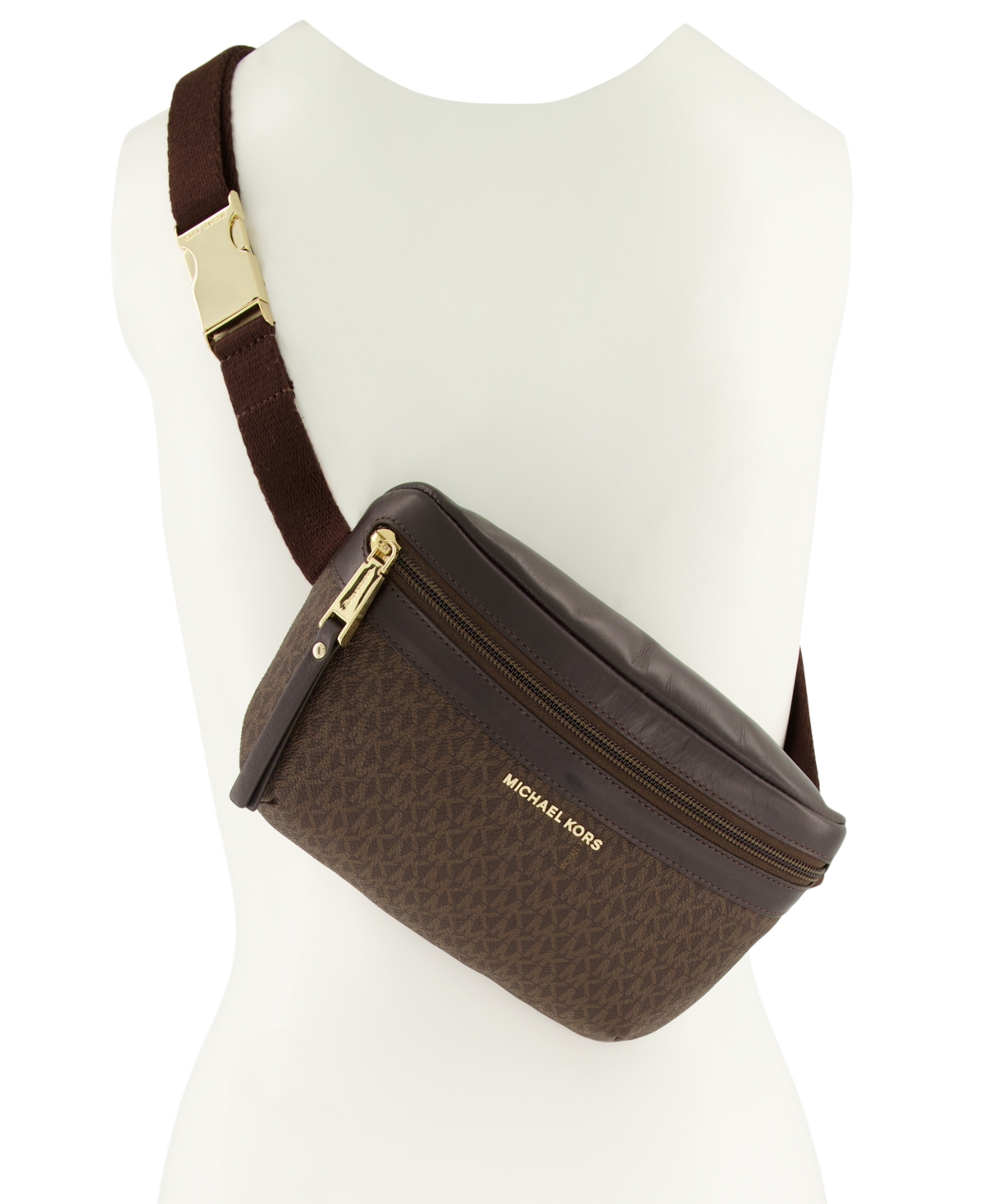 Michael Michael Kors Logo Fanny Pack, Created for Macy's -Gold
