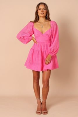 strapless open back dress Margie Mini Dress  SEROYA