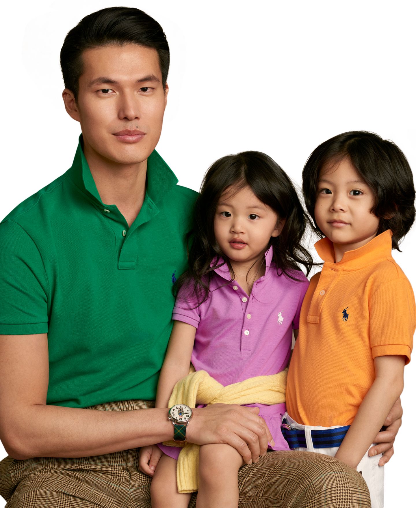 Платье Polo Ralph Lauren Cotton Mesh Stretch Short-Sleeve Polo Dress для девочек, цвет: Розовый — фото 5