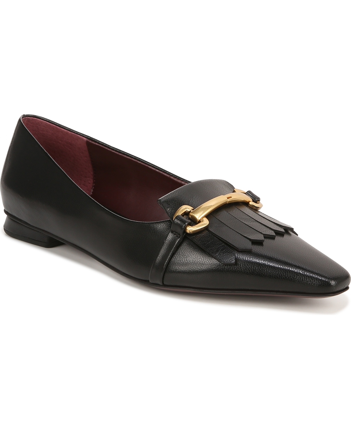 FRANCO SARTO WOMEN'S RINA POINTED TOE SLIP ON KILTIE FLATS