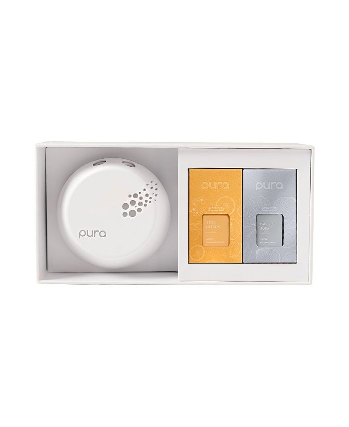Pura Smart Fragrance Diffuser Device Set Pacific Aqua, Yuzu Citron