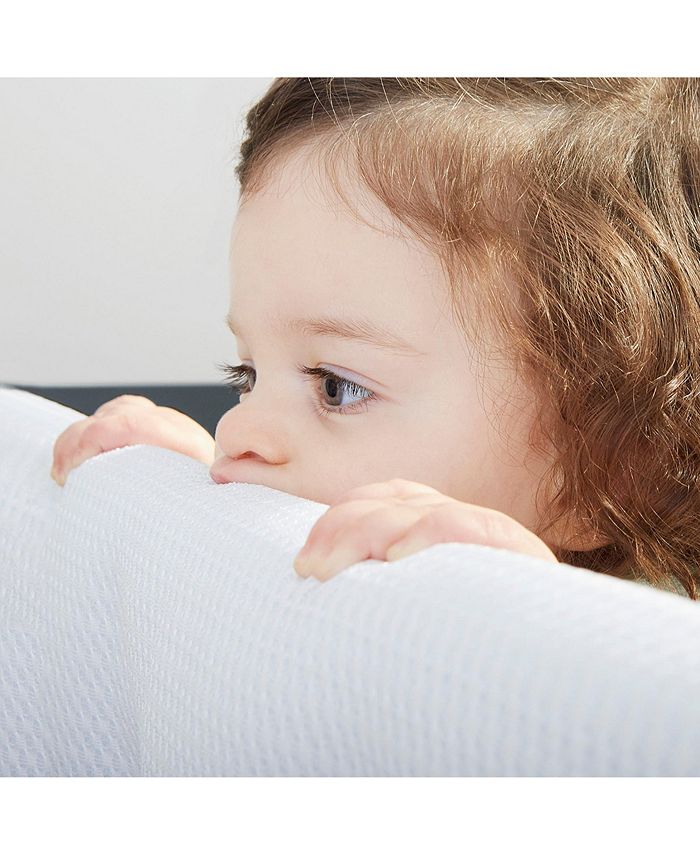 BreathableBaby Breathable Mesh RailGuard Teething Cover — Short Side