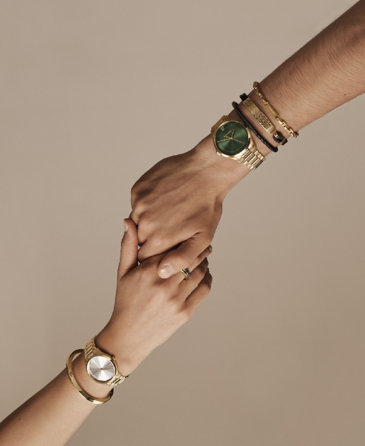 Calvin Klein Unisex 3-Hand Gold-Tone Stainless Steel Bracelet Watch 40mm