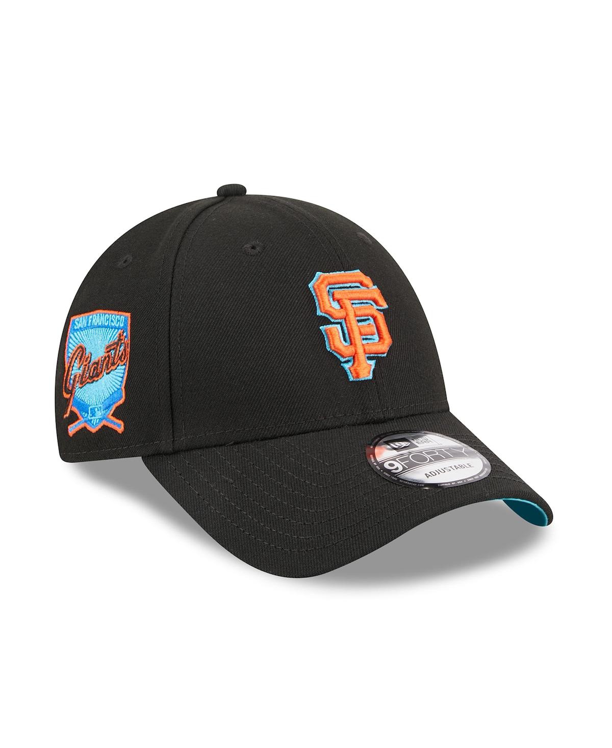 NEW ERA MEN'S NEW ERA BLACK SAN FRANCISCO GIANTS 2023 MLB FATHER'S DAY 9FORTY ADJUSTABLE HAT