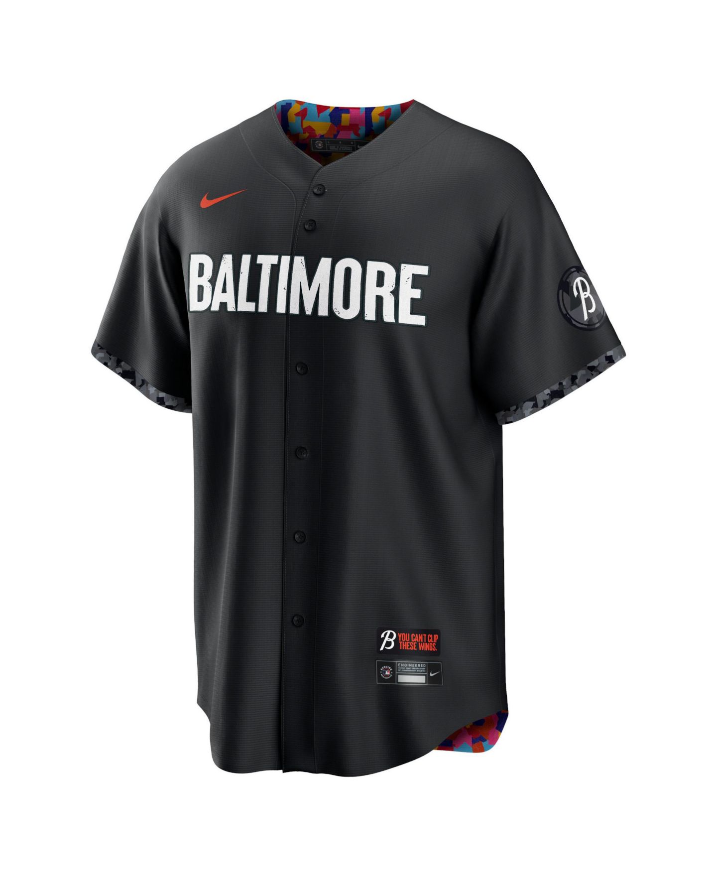 Мужской топ Nike Black Baltimore Orioles 2023 City Connect Replica Jersey — фото 8