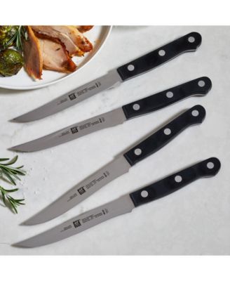 TWIN Gourmet Steak Knives, Triple Riveted Set of 4