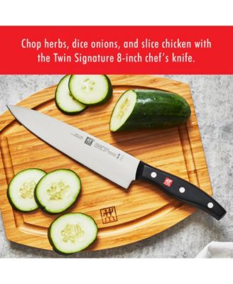 J.A. Henckels Twin Signature 8" Steel Chef's Kitchen Cooking Knife