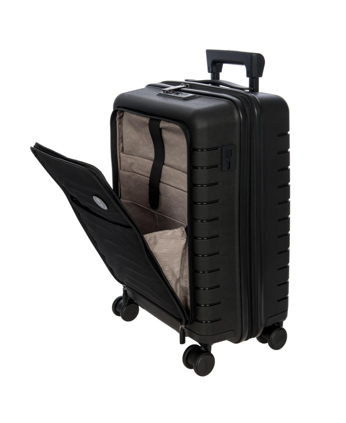 Чемодан Bric's B Y Ulisse Small Softside Front Carry-on Spinner with Pocket, цвет: Чёрный — фото 8
