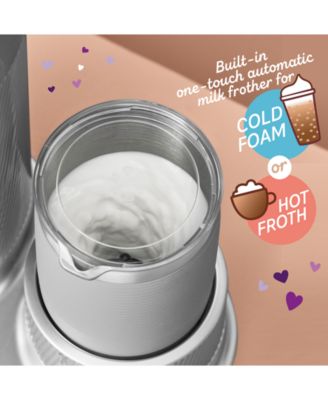 4-in-1 Single-Serve Latte Lux, Iced Hot Coffee Maker with Milk Frother