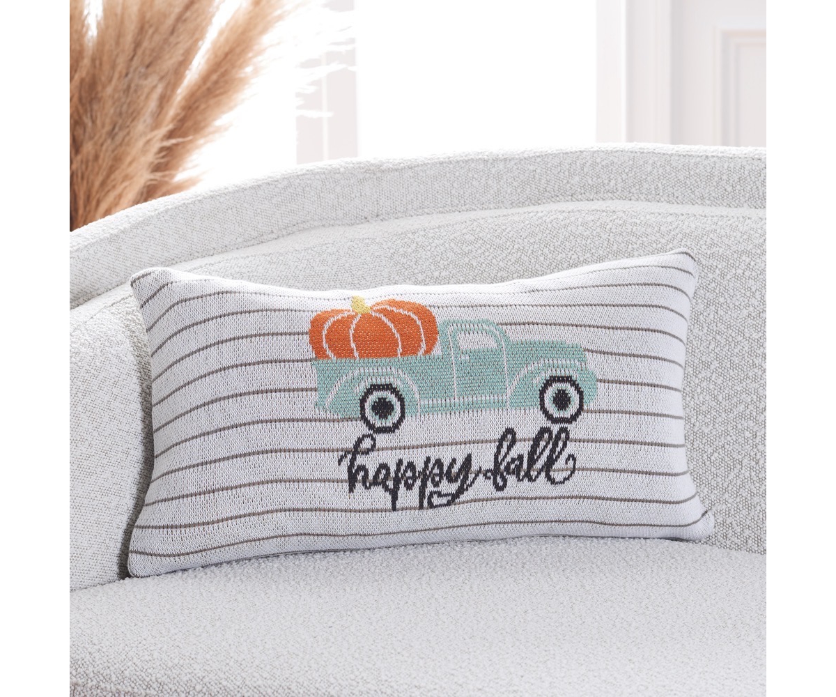 Safavieh Pumpkin Truck Pillow