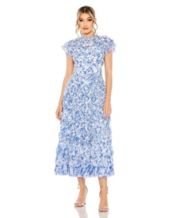 Blue floral discount dress macys
