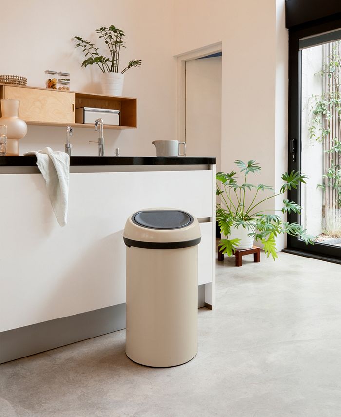 Brabantia Touch Top Trash Can, 16 Gallon, 60 Liter Macy's