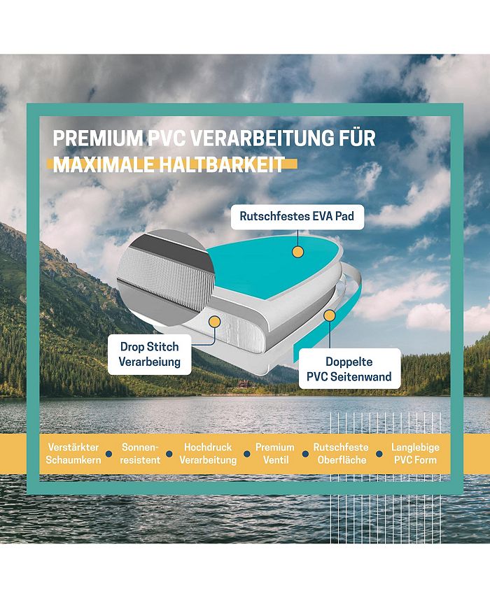 Acoway Inflatable Paddle Board for Adults Stand Up Paddle Board Non