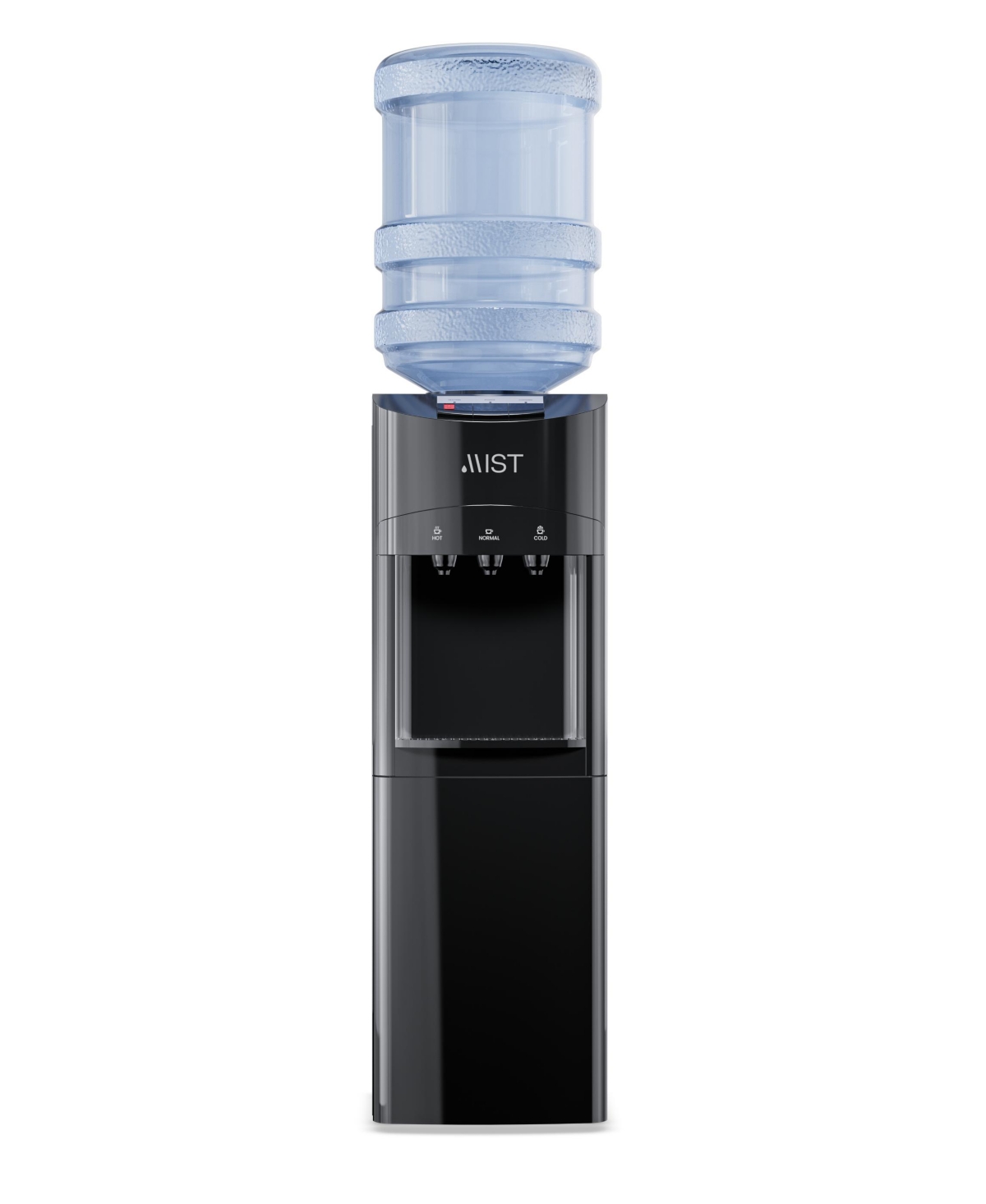 Top Loading Water Dispenser, 3 Temp, Holds 3 or 5 Gallon Bottles, Child Safety Lock - White
