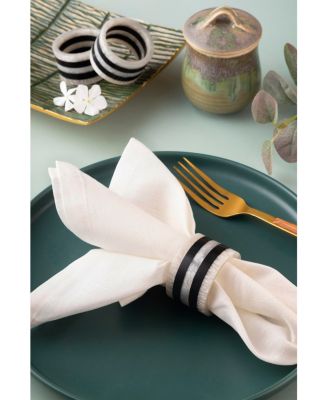 Panama Napkin Rings Set of 6