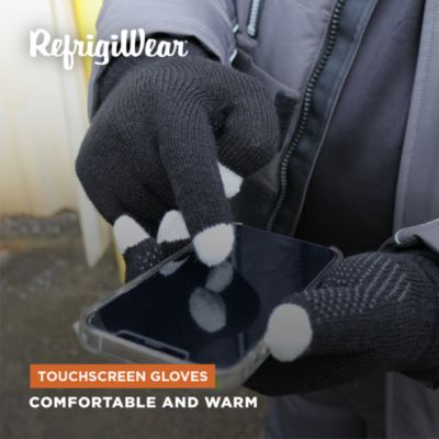 Men's Touchscreen Gloves - Warm & Durable with Conductive Fingertips