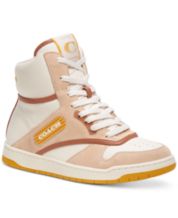 Coach high best sale top sneakers macy's
