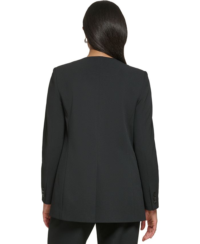 DKNY Women's Collarless Open-Front Jacket - Macy's