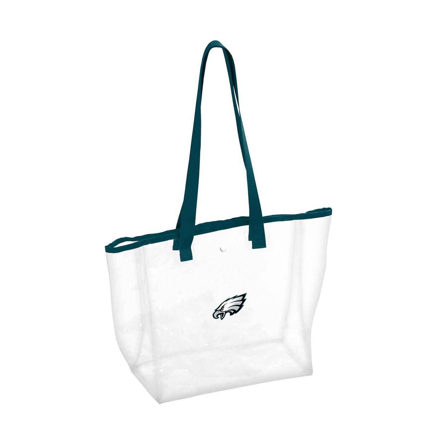 Женская сумка Logo Brands Philadelphia Eagles Stadium Clear Tote — фото 1