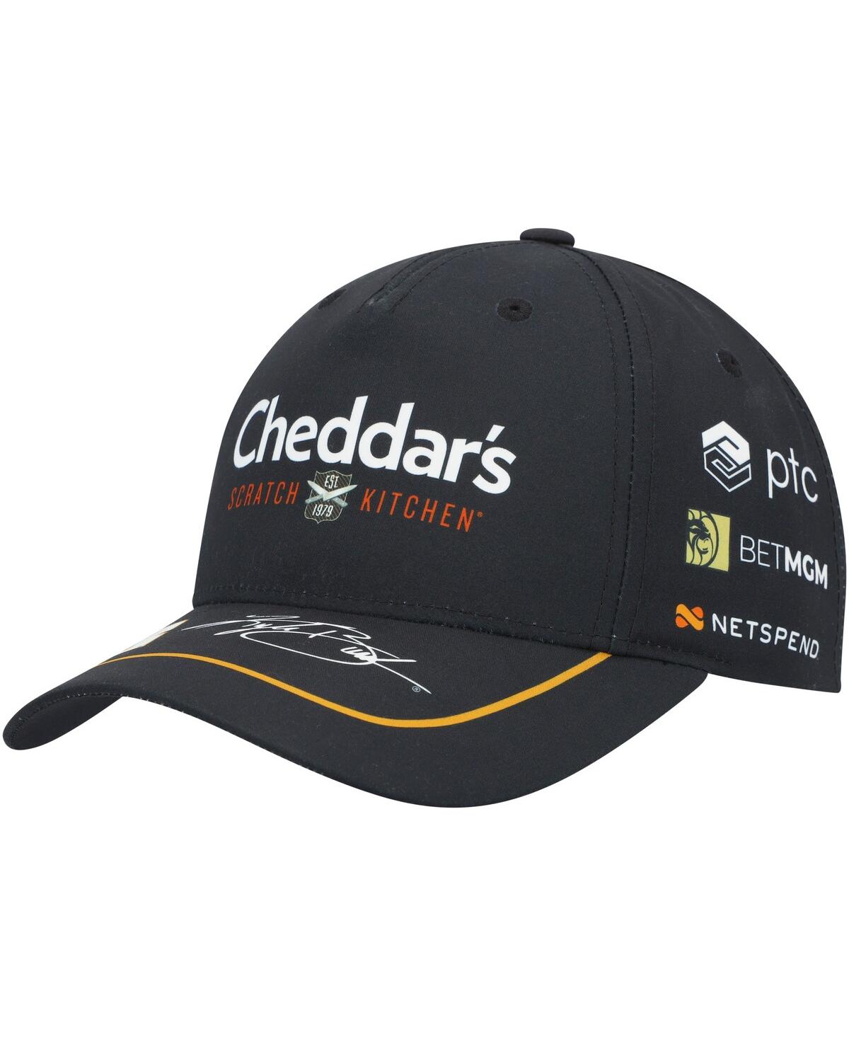 Checkered Flag Sports Men's  Black Kyle Busch Sponsor Uniform Adjustable Hat