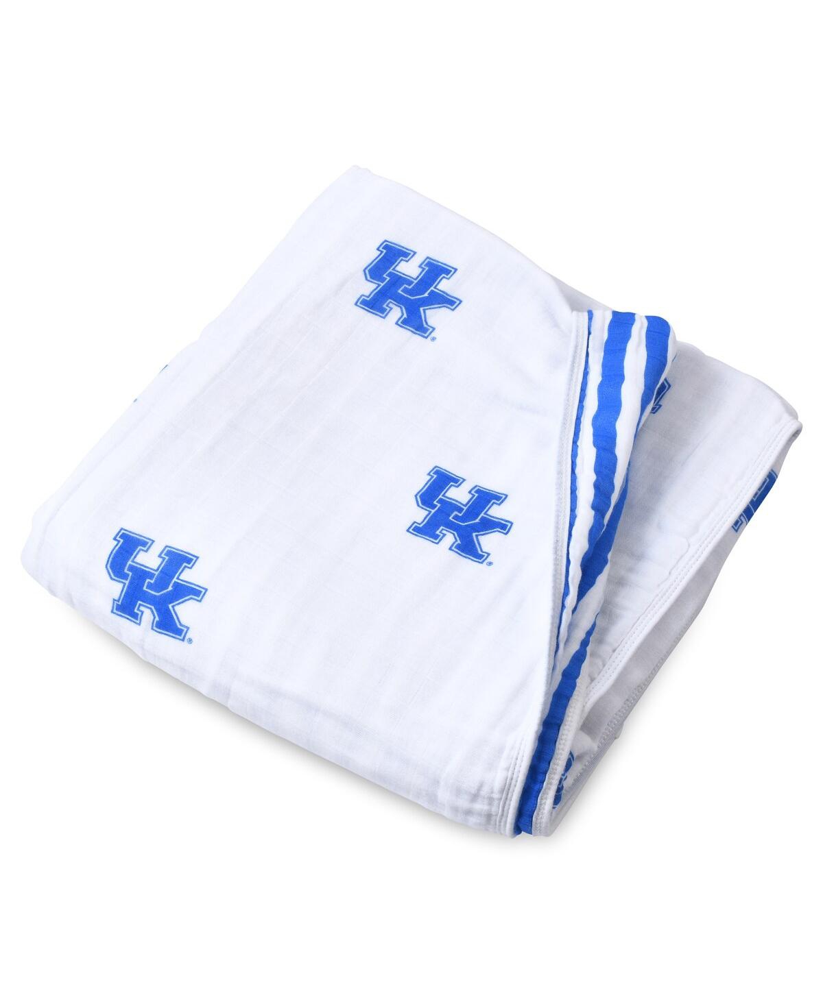 Shop Three Little Anchors Infant Kentucky Wildcats 47" X 47" Muslin 4-layer Blanket In White