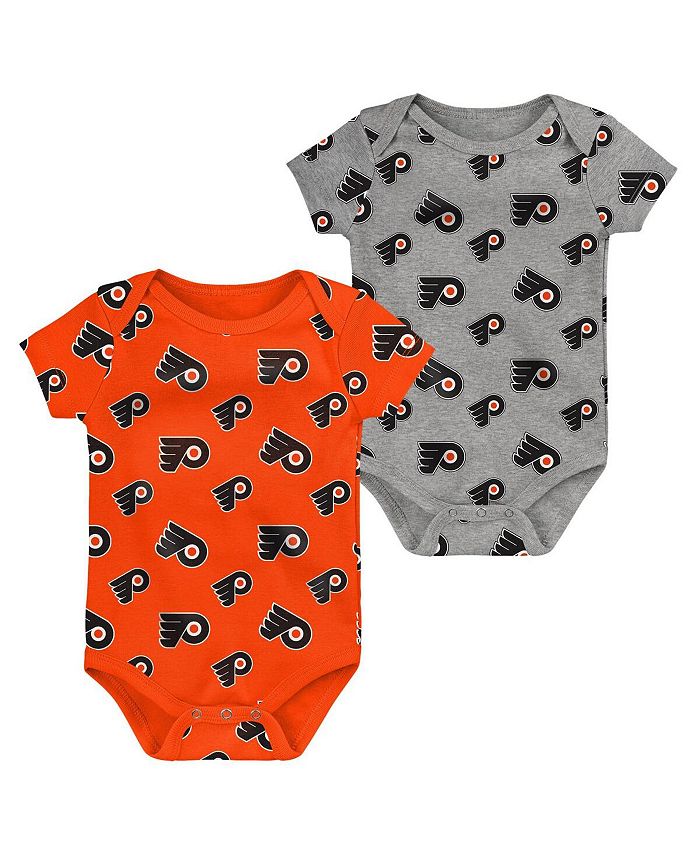 Outerstuff Babies' Infant Boys And Girls Orange, Heather Gray New