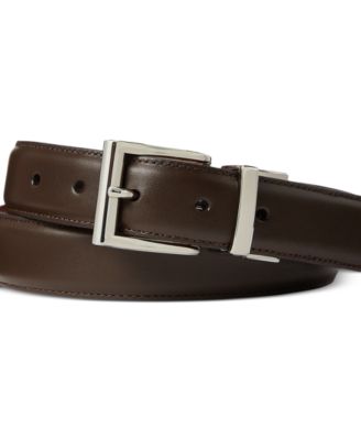 Men's Reversible Leather Dress Belt