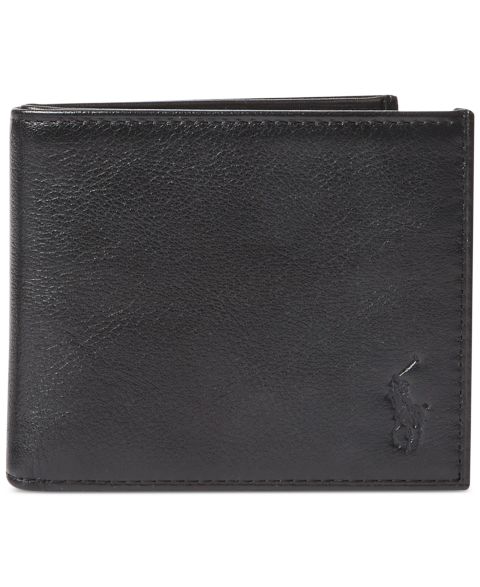 Мужские Polo Ralph Lauren Men's Pebbled Leather Billfold