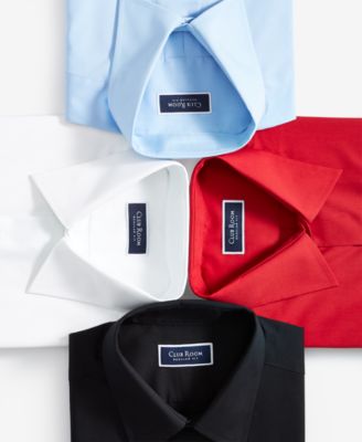 Men's Regular-Fit Solid Dress Shirt, Created for Macy's