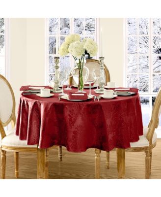 Elrene Barcelona Damask Oval Tablecloth, 60" x 84" 