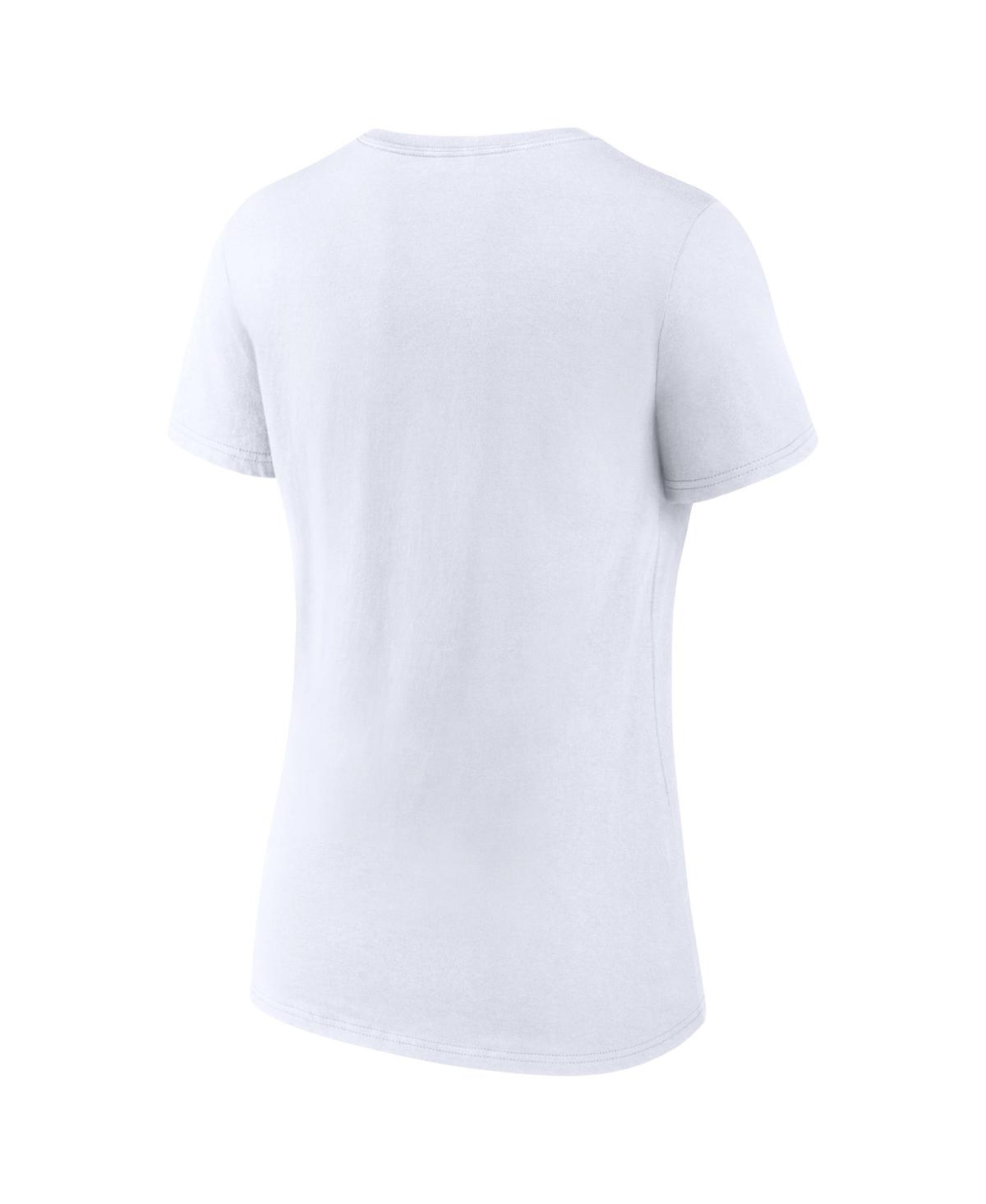Women's FanaticsMiami Heat 2023 Eastern Conference Champions Locker Room Plus Size V-Neck T-shirt - White
