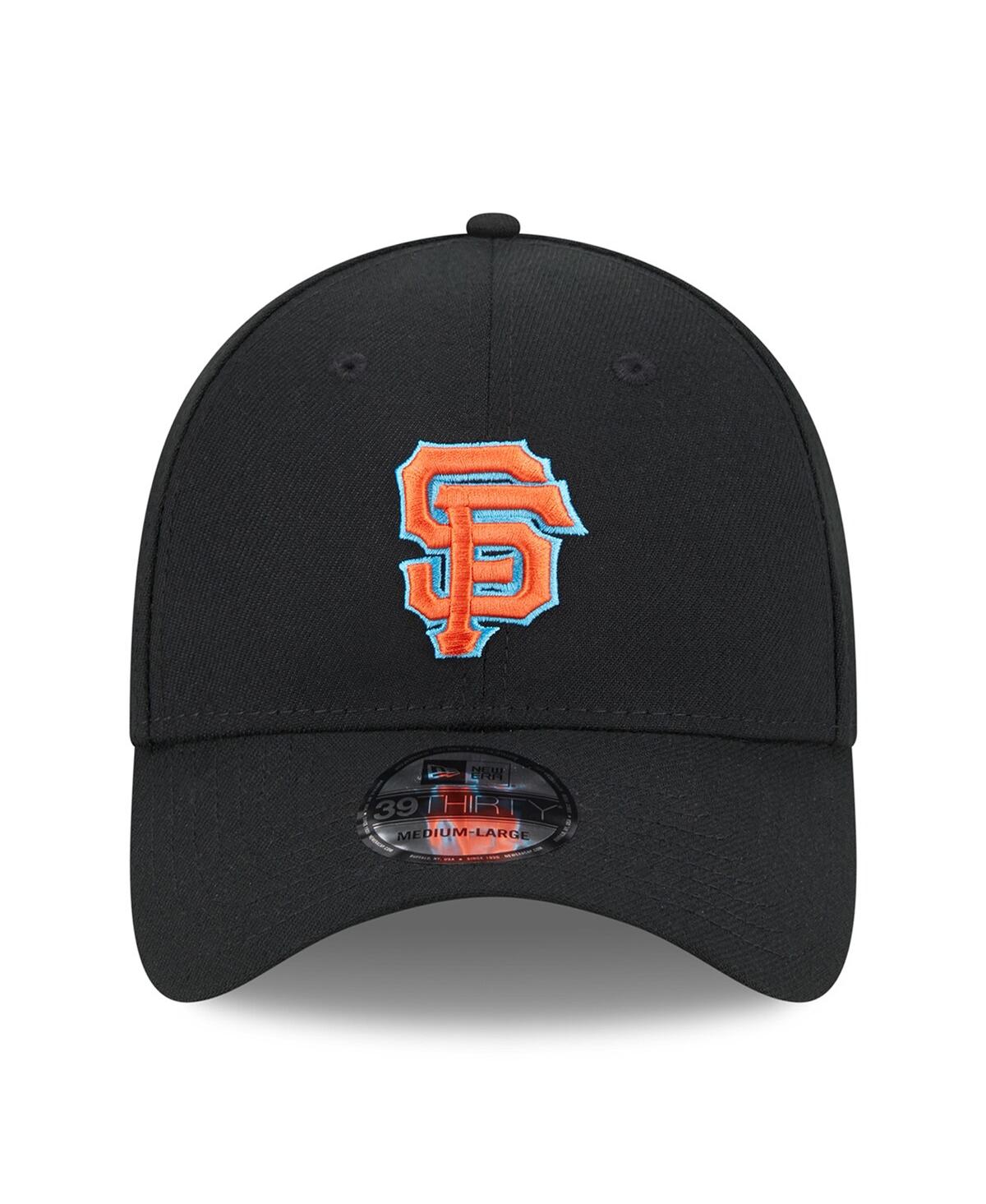 NEW ERA MEN'S NEW ERA BLACK SAN FRANCISCO GIANTS 2023 MLB FATHER'S DAY 39THIRTY FLEX HAT 