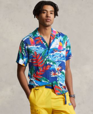 Polo Ralph Lauren - Men's Classic-Fit Hoffman Print Camp Shirt