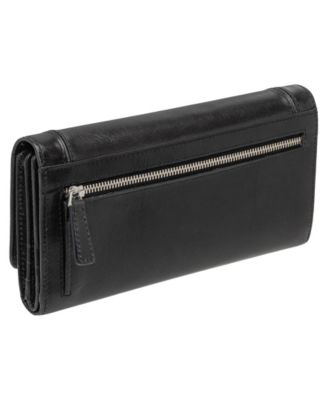 South Beach RFID Secure Quadruple Fold Wallet