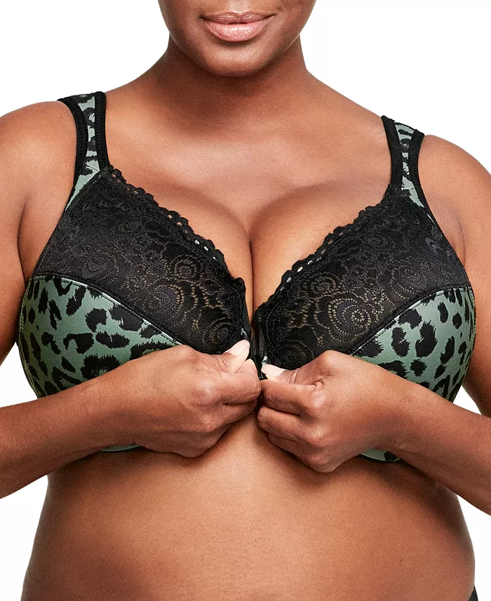 Women's Full Figure Plus Size Wonderwire Front Close Bra 1245 - thumbnail 3