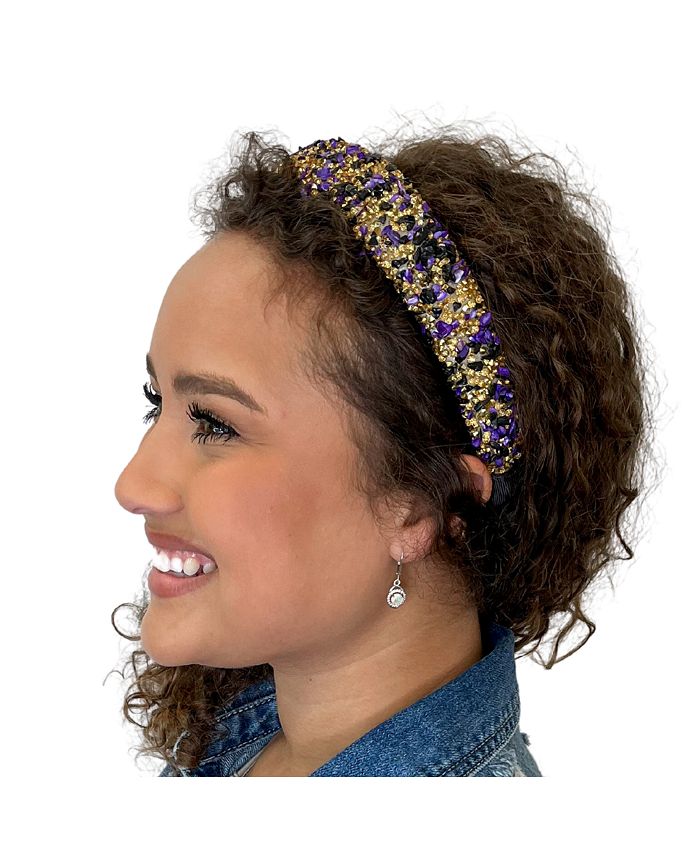 Headbands of Hope Women's All That Glitters Headband Purple + Gold