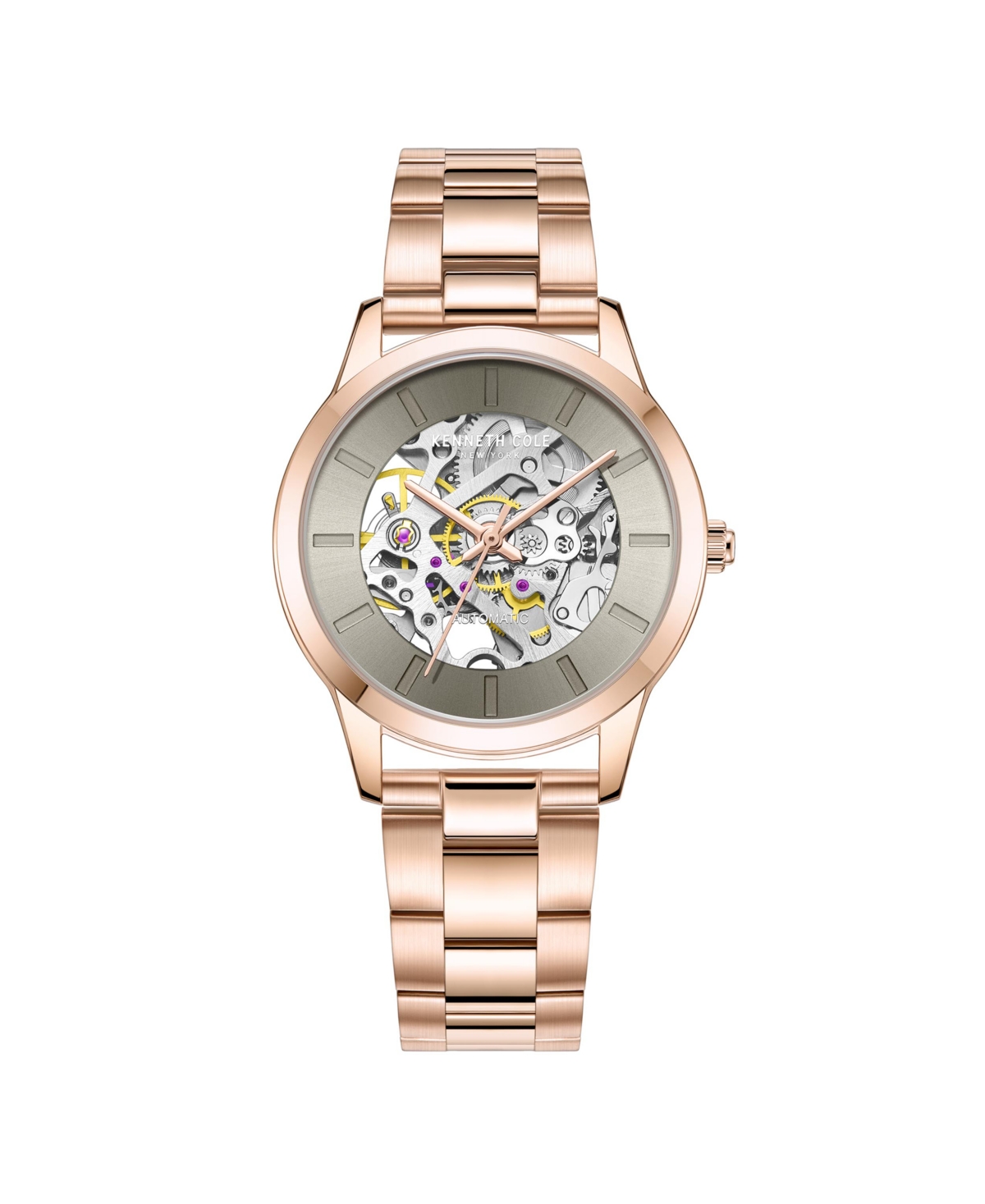 Women's Automatic Rose Gold-Tone Stainless Steel Watch, 36mm - Rose Gold