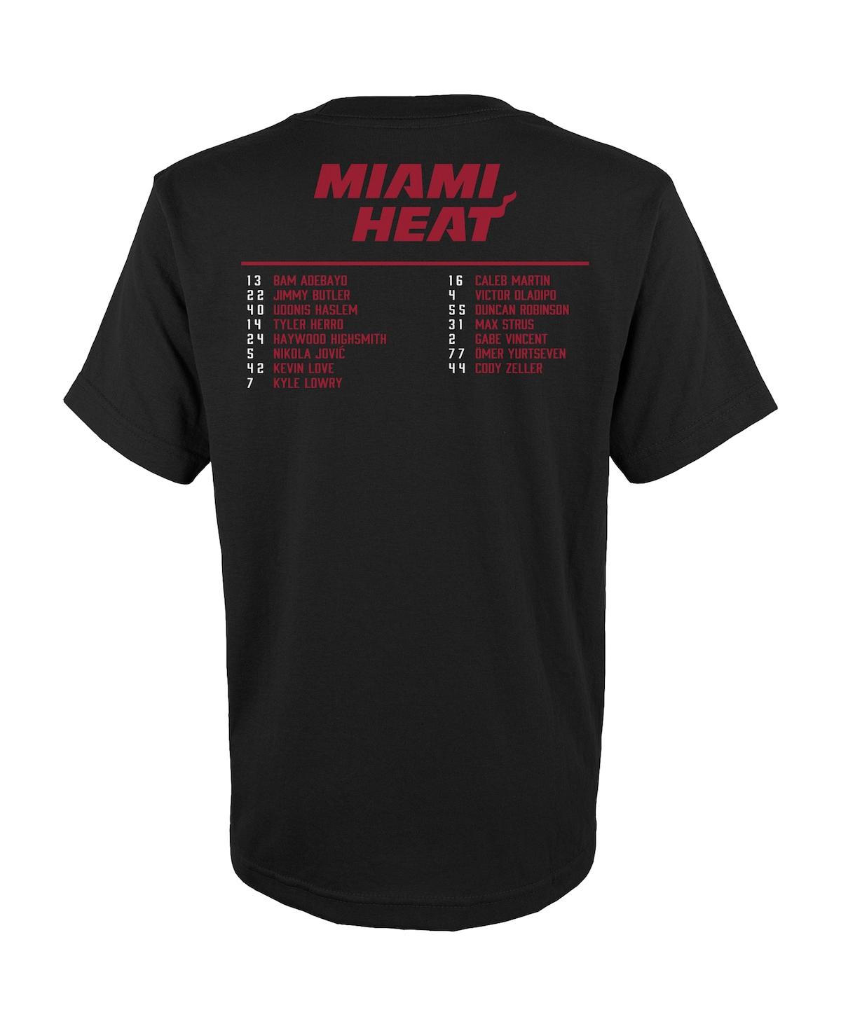 Toddler Boys and Girls FanaticsMiami Heat 2023 Nba Finals Roster T-shirt - Black