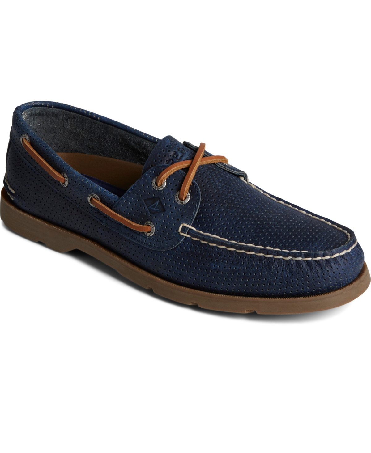 Men's Leeward 2-Eye Slip-On Boat Shoes - Navy