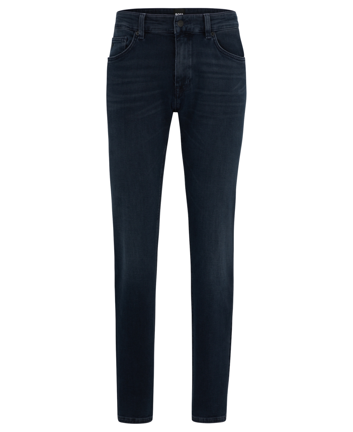 Shop Hugo Boss Boss By  Men's Regular-fit Jeans In Dark Blue