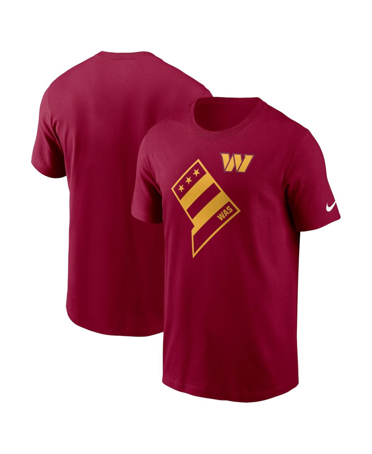 Shop Nike Men's  Burgundy Washington Commanders Local Essential T-shirt